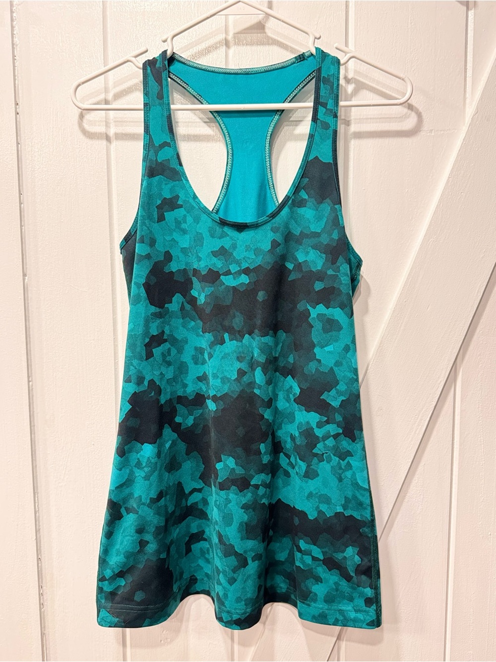 LULULEMON Cool Racerback Clouded Dreams Cosmic Teal Tank Top